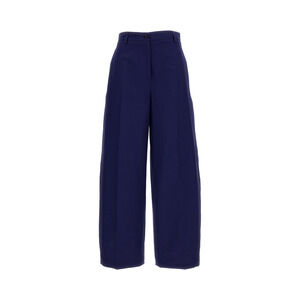 ALBERTO BIANI Wide-Leg Cotton Trousers